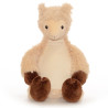 Cubbies Lama bamse med tekst på maven