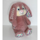 Cubbies rosa bamse kanin med navn på