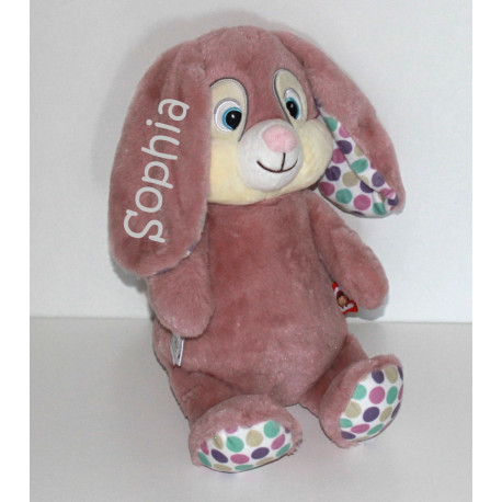 Cubbies rosa bamse kanin med navn på